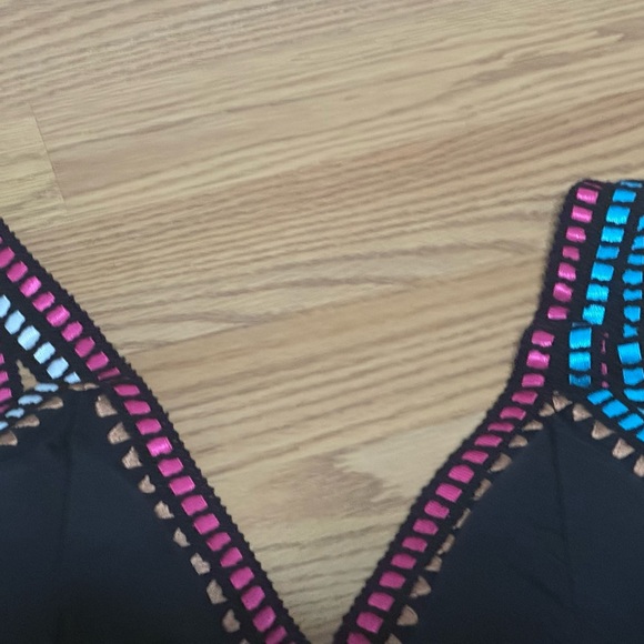 Bar III Be Weave It Bikini Bra Top - Picture 2 of 4